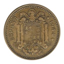 España 1944 [MND] 1 peseta. Estado Español (MBC)