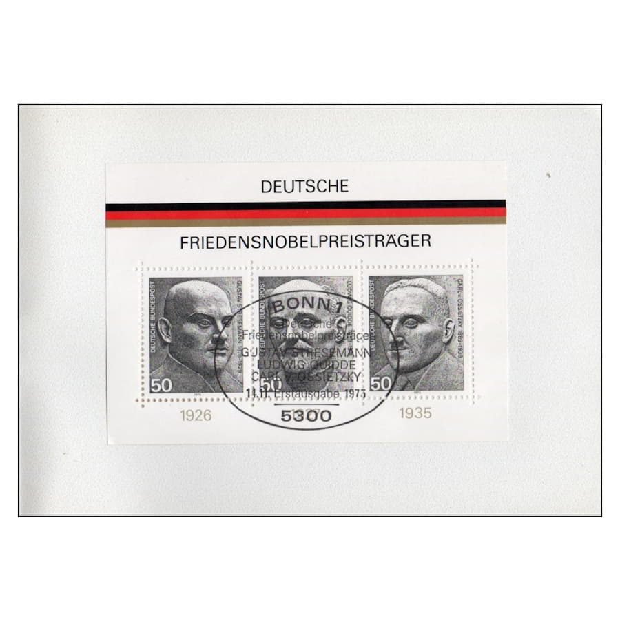 Alemania 1975 [SLL] Cuaderno Premios Nobel Alemanes (CTO)