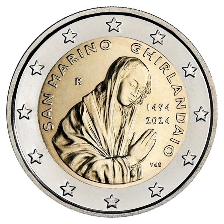 San Marino 2024 [MND] 2€. Ghirlandaio (FDC)