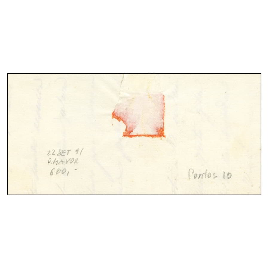 España 1852 [SOB] Prefilatelia. Ávila a Madrid (C)