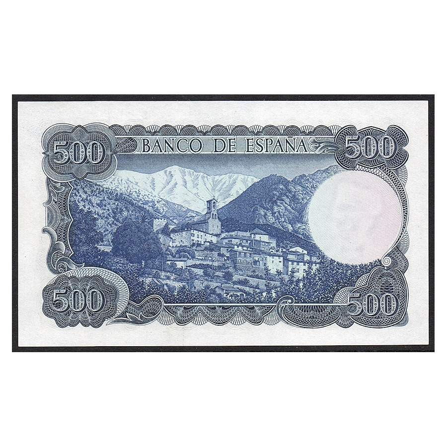 España 1971 [BLL] 500 pesetas. Estado Español. Jacinto Verdaguer (SC)