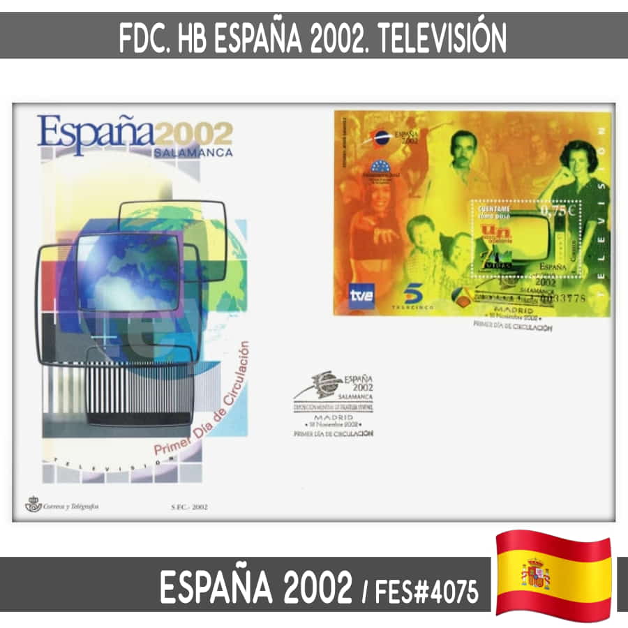 España 2002. FDC HB España 2002. Salamanca. Televisión (N) FES#4075