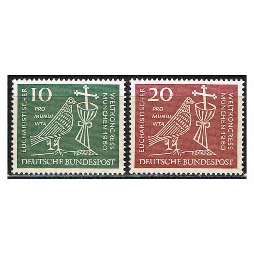 Alemania 1960. Serie Congreso Eucarístico (MNH) - MICHEL 330-331