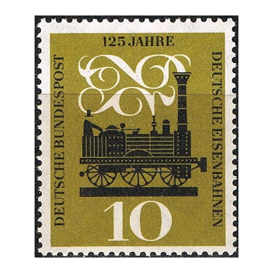 Alemania 1960 [SLL] 125 Aniversario de los ferrocarriles alemanes (MNH)