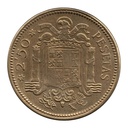 España 1954 [MND] 2,50 pesetas. Emisión 1953. Estado Español (MBC)