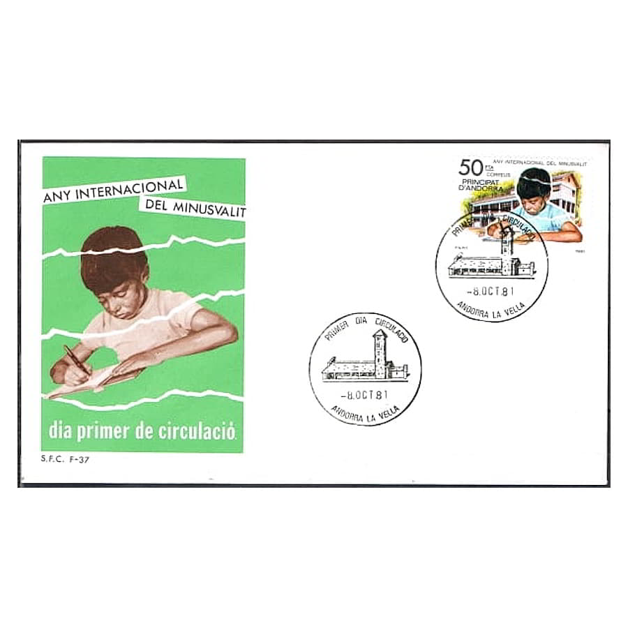 Andorra 1981 [FDC] Año Internacional de minusválido (N)