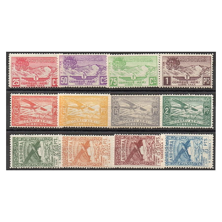 Andorra 1932 [SLL] No Expedidos. Serie Paisajes (MNH)