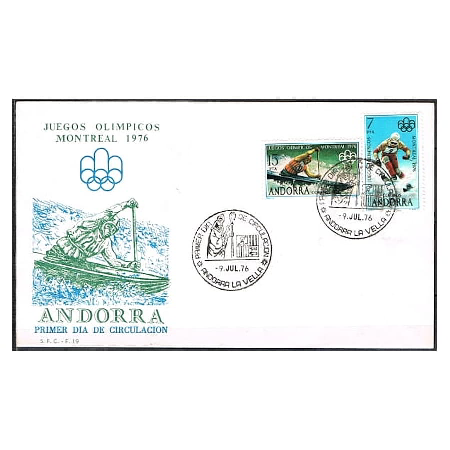 Andorra 1976 [FDC] Juegos Olímpicos Montreal '76 (N)