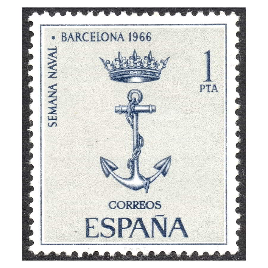España 1966 [SLL] Semana Naval en Barcelona (MNH)