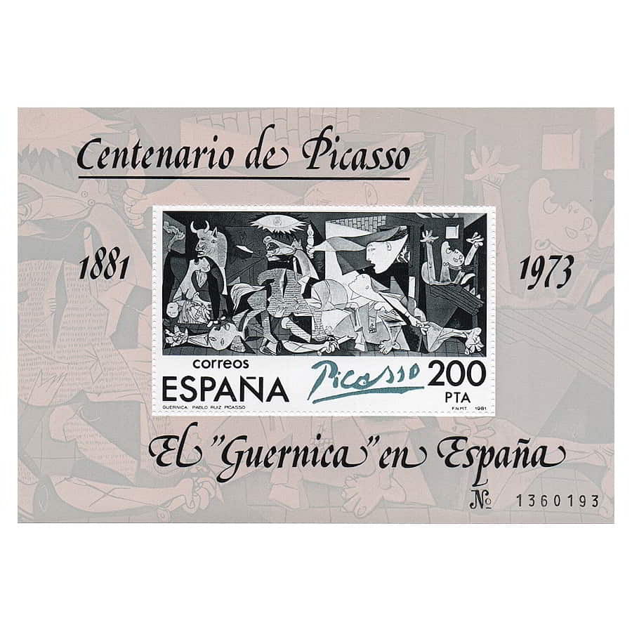 España 1981 [SLL] HB El Guernica en España II (MNH)