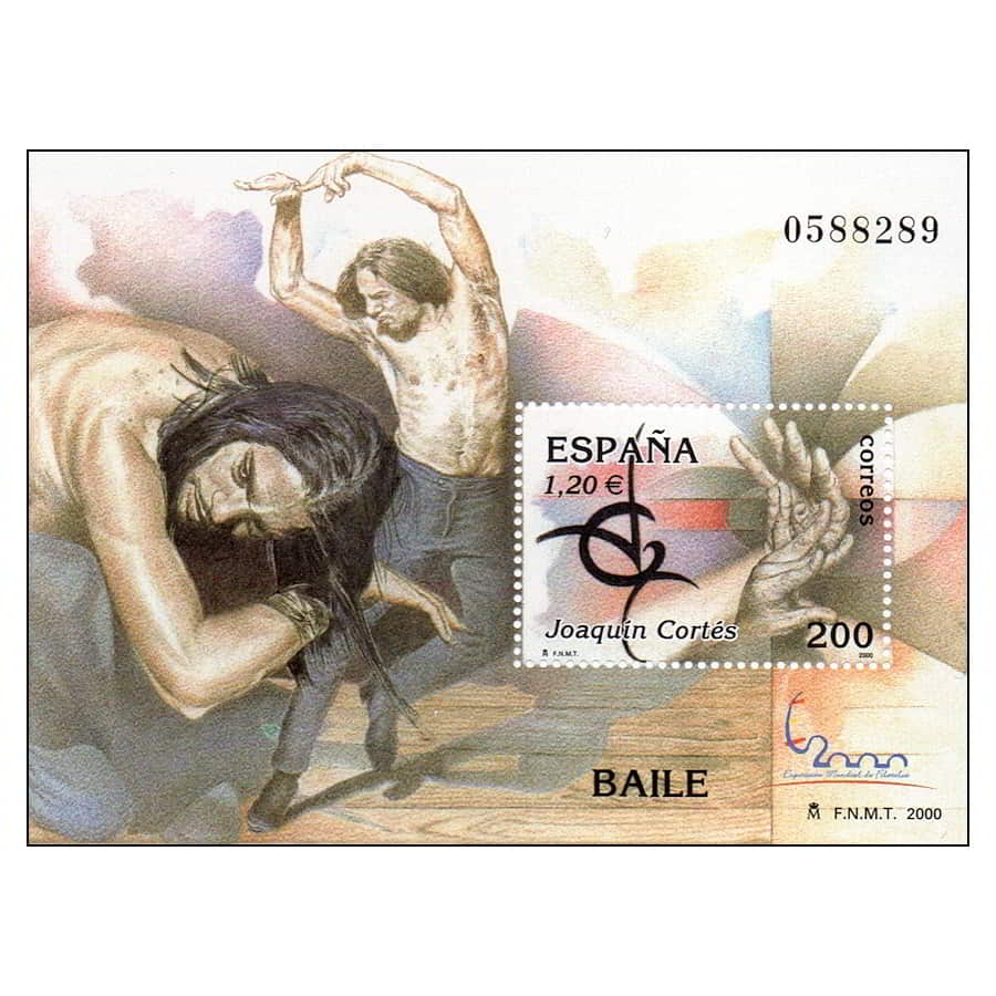 España 2000 [SLL] HB Exposición España 2000. Joaquín Cortés (MNH)