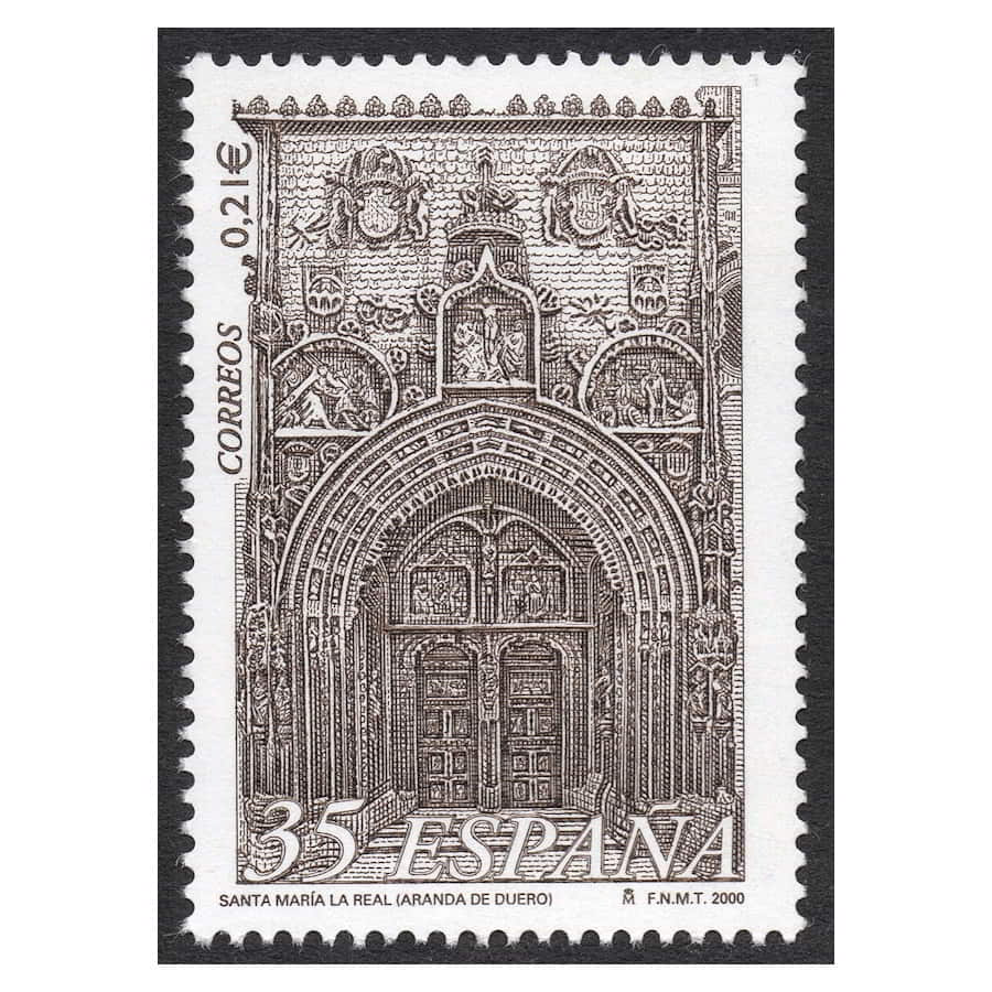 España 2000 [SLL] Iglesia Santa María La Real. Aranda de Duero (MNH)