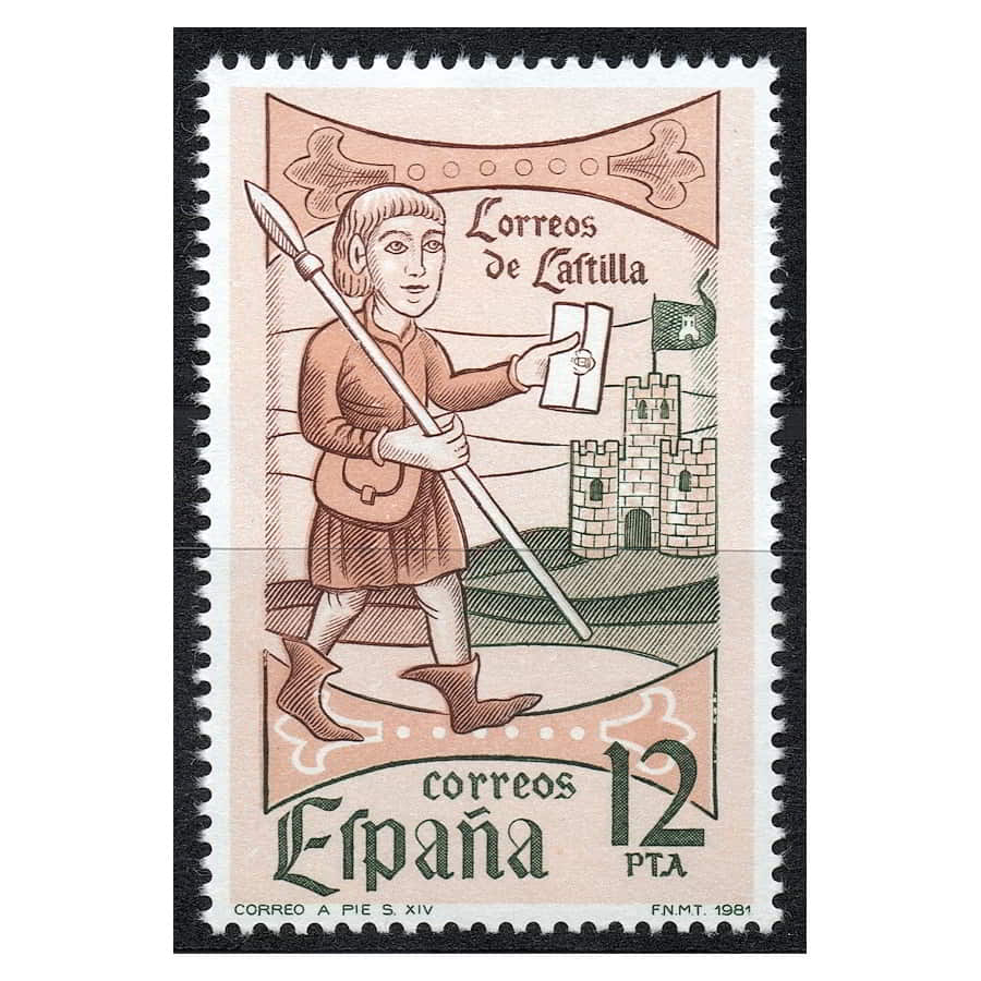 España 1981 [SLL] Día del Sello. 12 pts (MNH)
