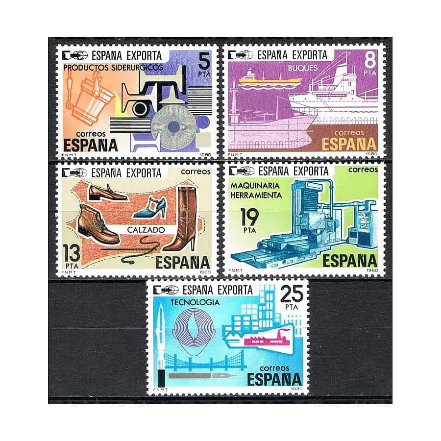 España 1980 [SLL] Serie España Exporta (MNH)