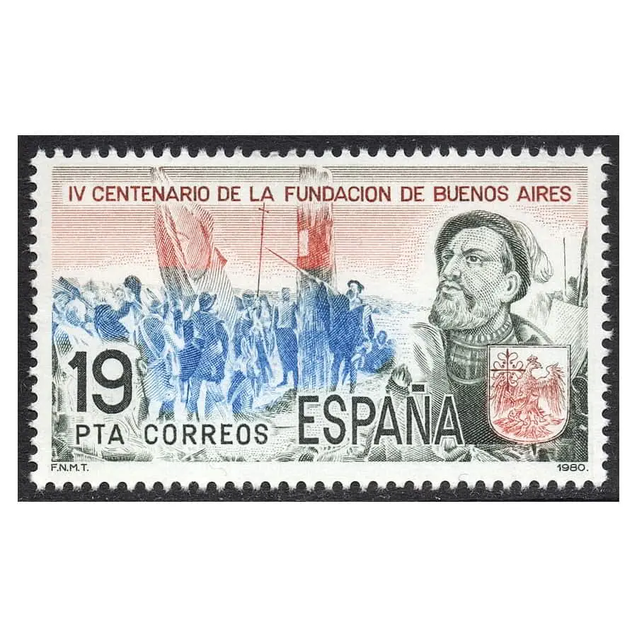 España 1980 [SLL] IV Centenario Fundación de Buenos Aires (MNH)