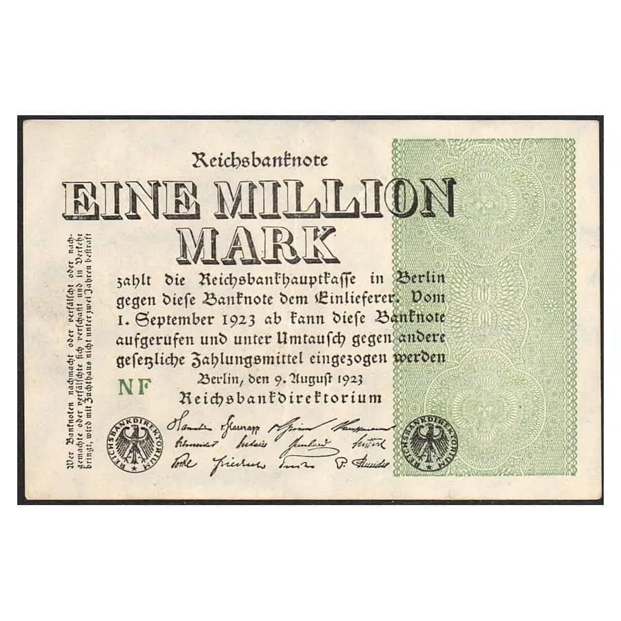Alemania 1923 [BLL] 1.000.000 marcos. Reichsbanknote (EBC)