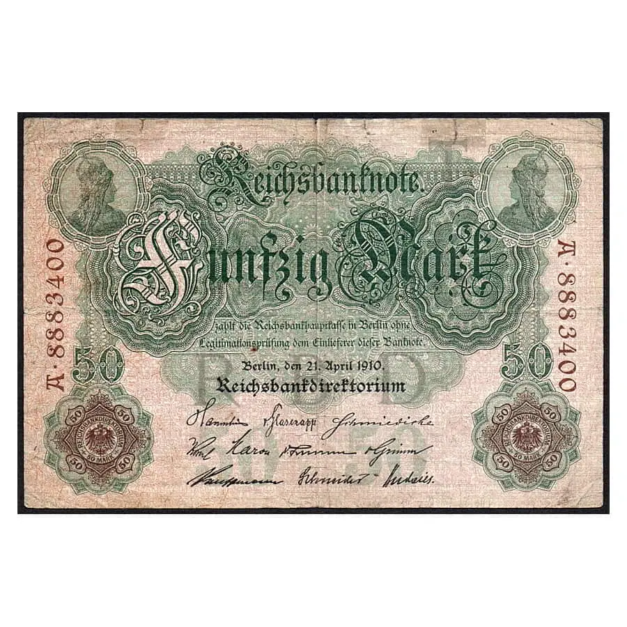 Alemania 1910 [BLL] 50 marcos. Reichsbanknote (BC)