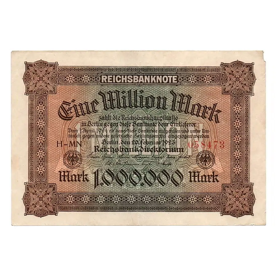 Alemania 1923 [BLL] 1.000.000 marcos. Reichsbanknote (EBC)