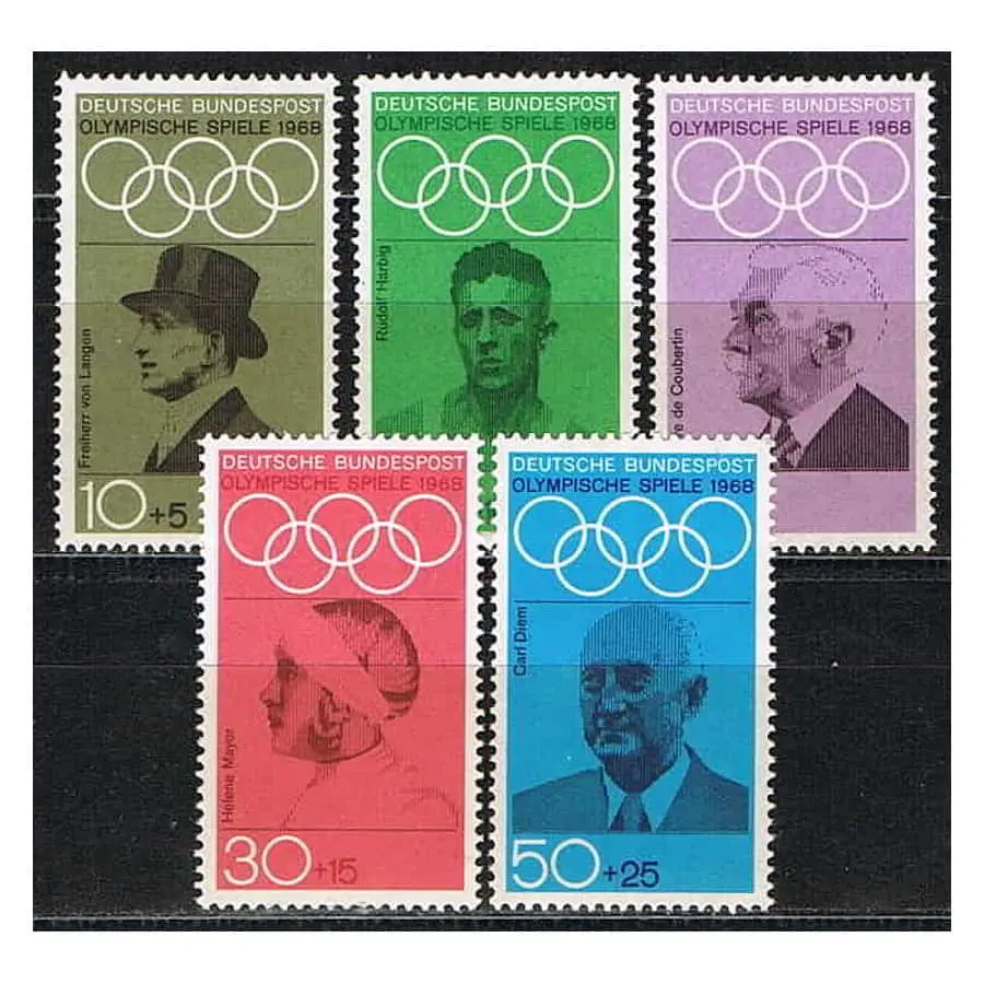  Alemania 1968 [SLL] Serie Juegos Olímpicos. México (MNH)