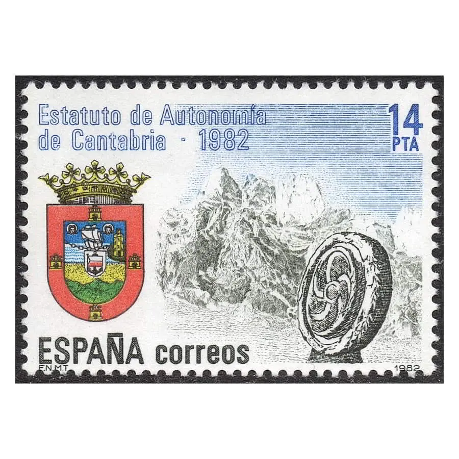 España 1983 [SLL] Estatutos de Autonomía. Cantabria (MNH)