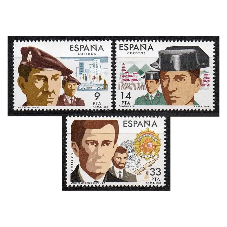 España 1983 [SLL] Serie Fuerzas de Seguridad del Estado (MNH)