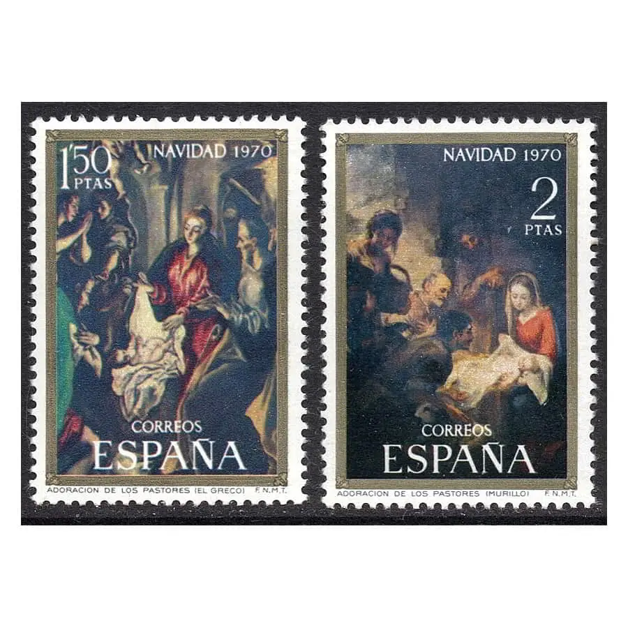 C2847# España 1970 [SLL] Serie Navidad (MNH)
