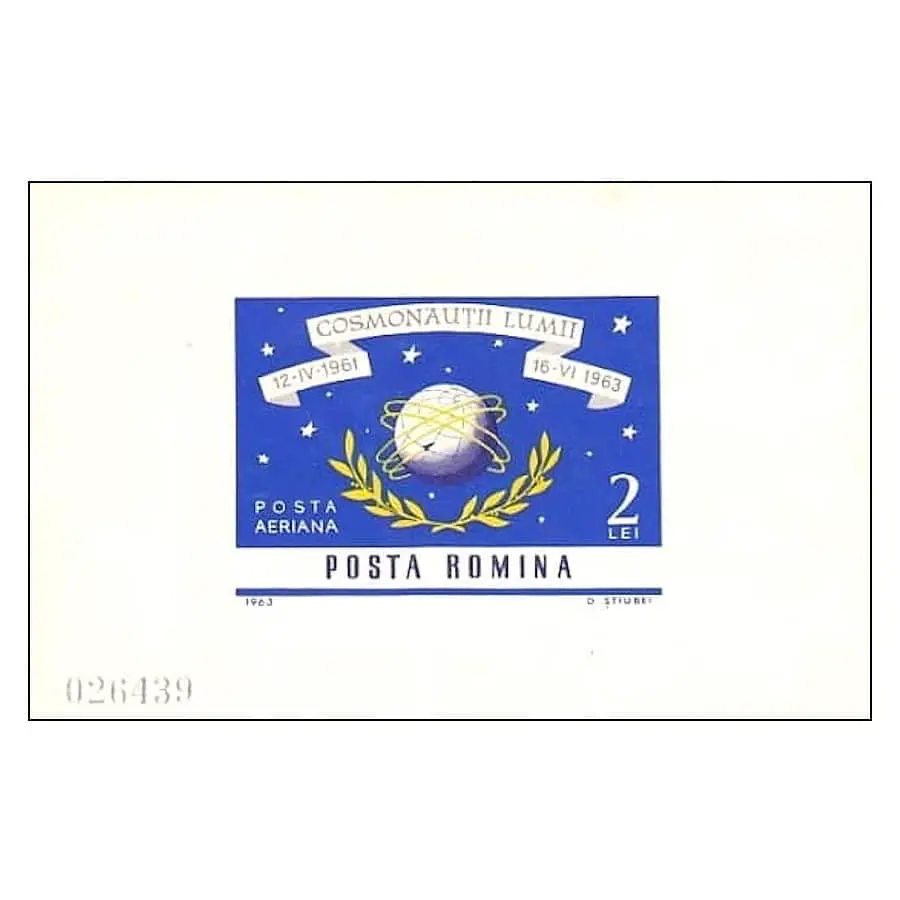 Rumanía 1964 [SLL] HB Paseo espacial (MNH)