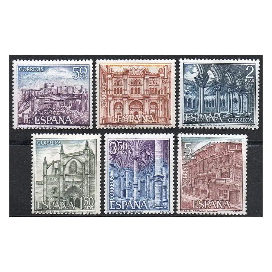 España 1970 [SLL] Serie Turística VII (MNH)