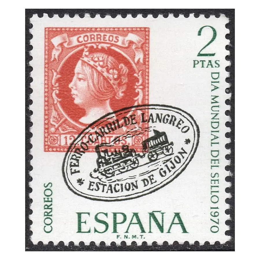 España 1970 [SLL] Día Mundial del Sello (MNH)