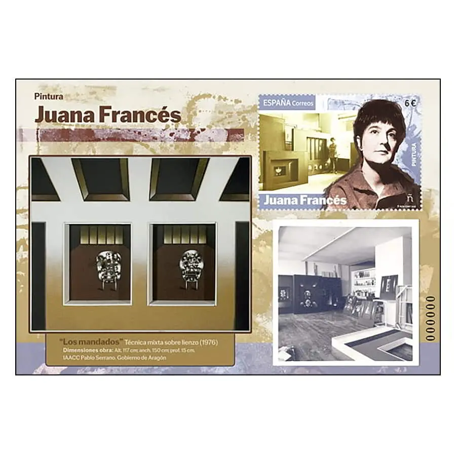 España 2025 [SLL] HB Pintura. Juana Francés (MNH)