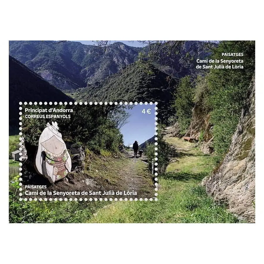 Andorra 2024 [SLL] HB Paisajes. Camino Sant Julià de Lòria (MNH)
