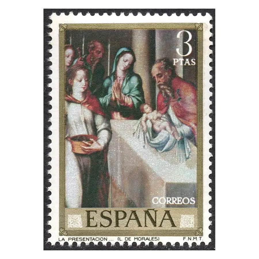 España 1970 [SLL] Día del Sello. Luis de Morales 'El Divino'. 3 pts (MNH)