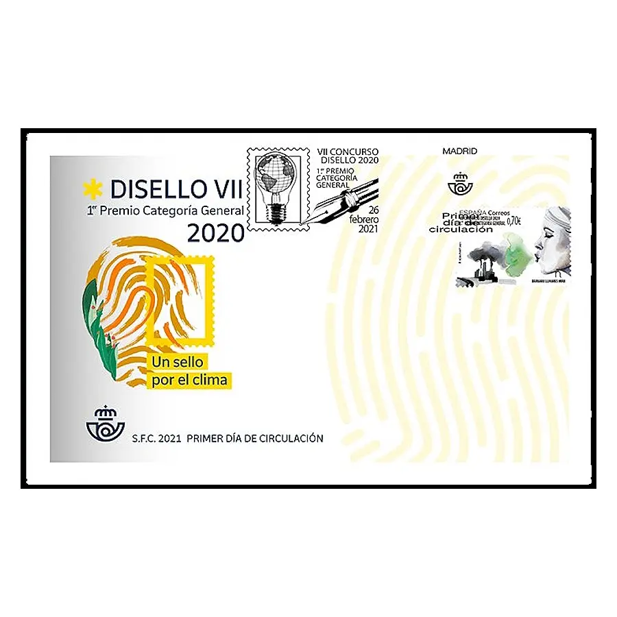 España 2021 [FDC] Concurso Disello. Ganador Categoría General (N)