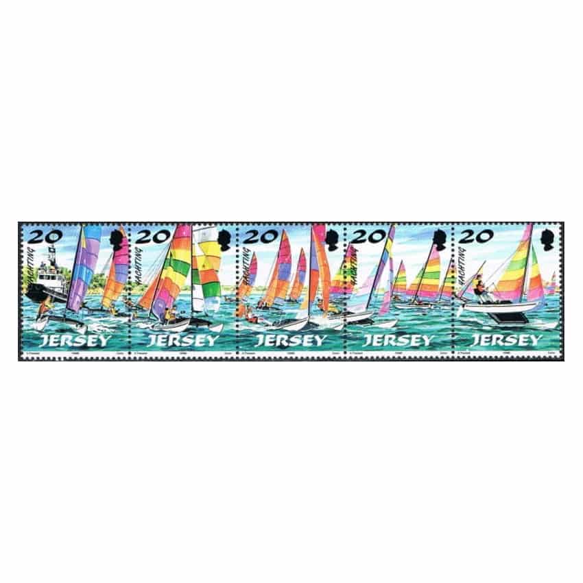 Jersey 1998. Serie Vela I (MNH) - ED 831-835