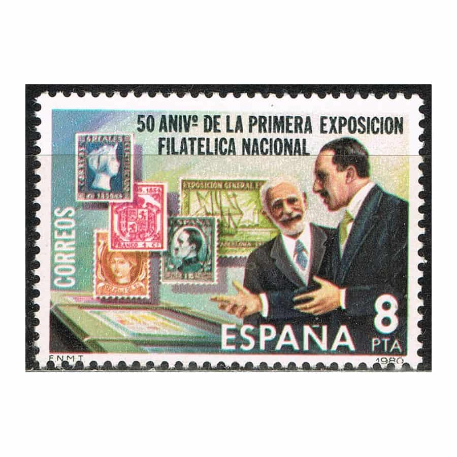 España 1980 [SLL] Primera Exposición nacional de Filatelia (MNH)