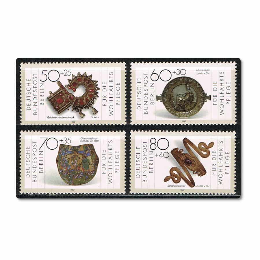 Berlín 1987. Artesanía en Metal (MNH) MI#789-792