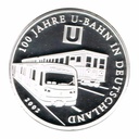 Alemania 2002. MD 100 años U-Bahn en Alemania (PROOF)