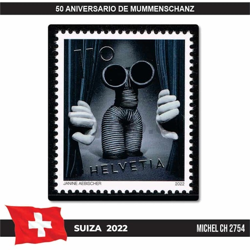 [C2296#] Suiza 2022. 50 Aniversario de Mummenschanz (MNH) MI#2754