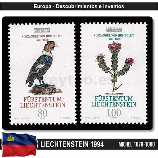 [C2347#] Liechtenstein 1994. Europa (MNH) MI#1079-1080