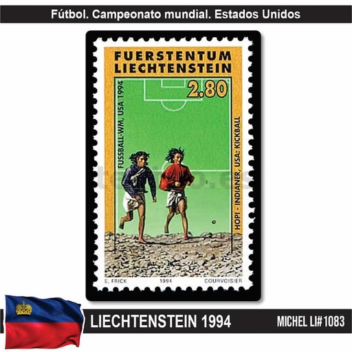 [C2349#] Liechtenstein 1994. Fútbol. Campeonato mundial. EE.UU. (MNH) MI#1083