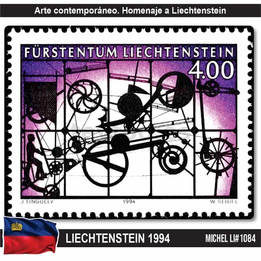 [C2350#] Liechtenstein 1994. Arte contemporáneo. Homenaje a Liechtenstein (MNH) MI#1084