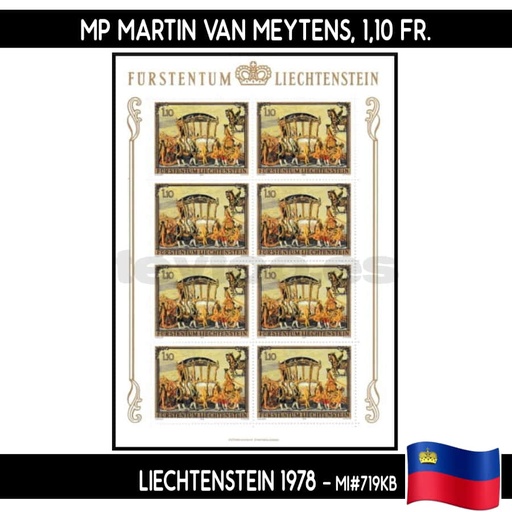 [D0073#] Liechtenstein 1978. MP Pinturas, 1.10 Fr (MNH) MI#719KB