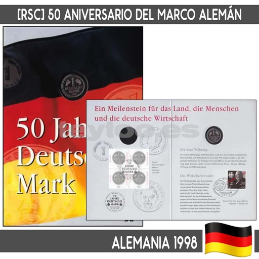 [D0082#] Alemania 1998. [RSC] 50 Aniversario del Marco alemán (N) MI#1996