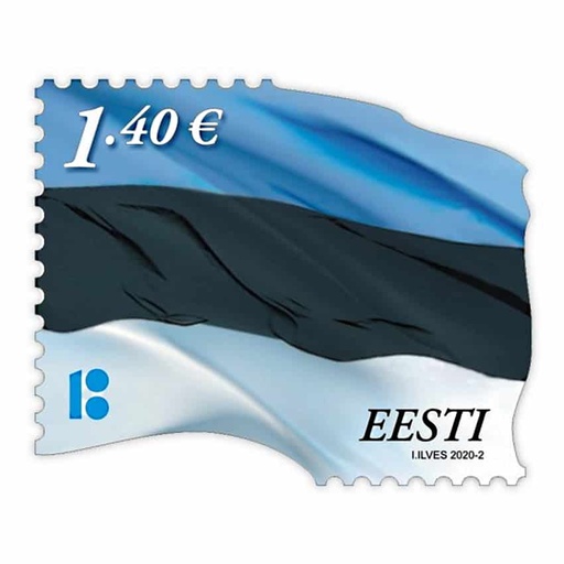 [B0684#] Estonia 2020. Bandera (reimpresión) (MNH) - MICHEL 915II