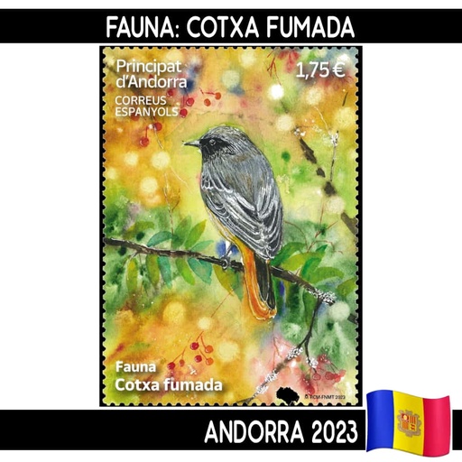 [B0992#] Andorra 2023. Fauna: Cotxa Fumada (MNH)