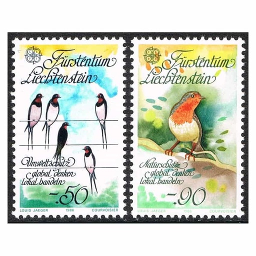[B0727#] Liechtenstein 1986. Serie Europa (MNH) - MI 893-894