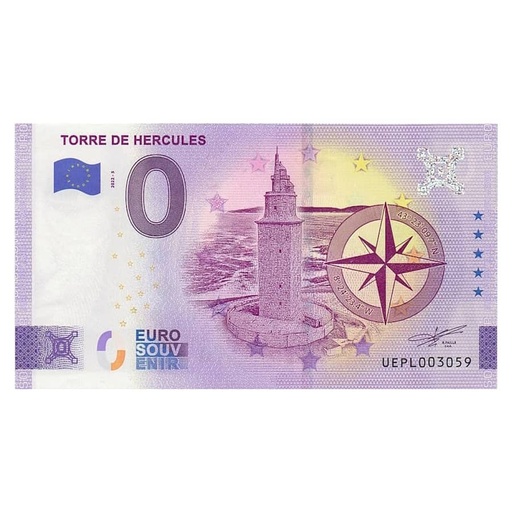 [C2557.1#] 0 Euros. España. Torre de Hércules (SC) 2022-5A