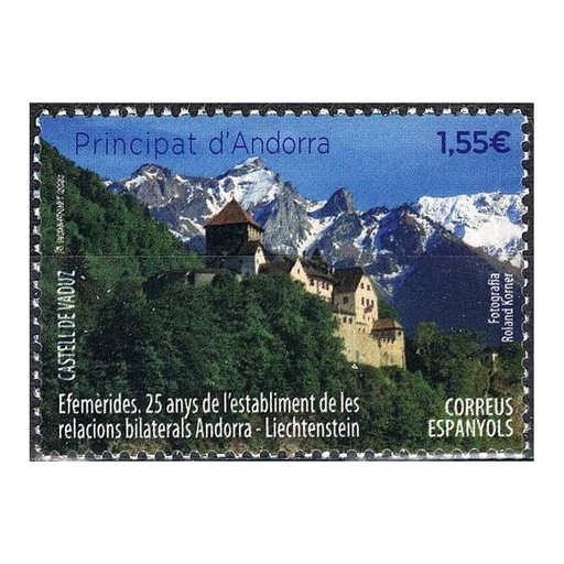 [C0087#] Andorra 2020 [SLL] 125 años de Relaciones diplomáticas con Liechtenstein (MNH)