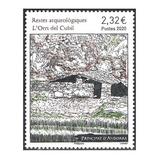[C0091#] Andorra 2020 [SLL] Arqueología: L'Orri del Cubil (MNH)