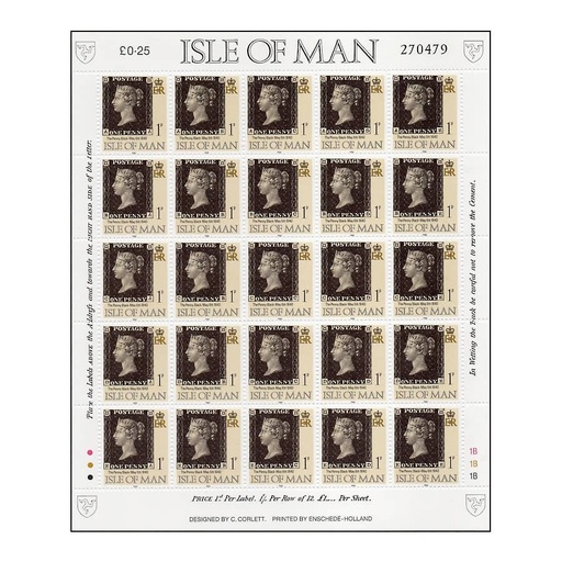 [D0118.1#] Isla de Man 1990 [MP] Penny Black Jubilee (MNH)